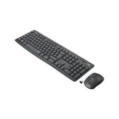 Logitech MK295 Sessiz Kablosuz Türkçe Klavye Mouse Seti - Siyah